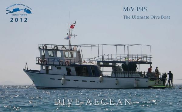 ISIS - The dive boat - Aegean Pro Dive Centre