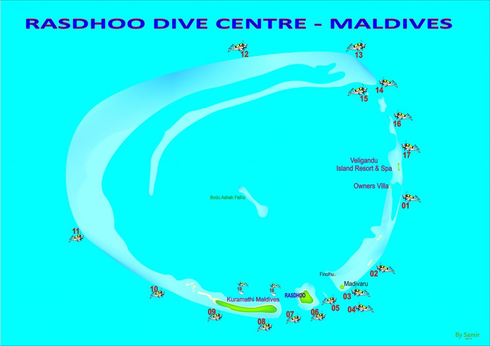 Rasdhoo Dive sites