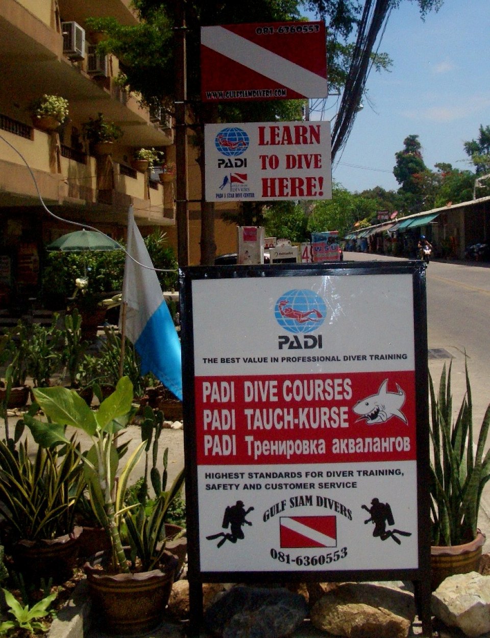 Gulf Siam Divers Pattaya Advertising 1