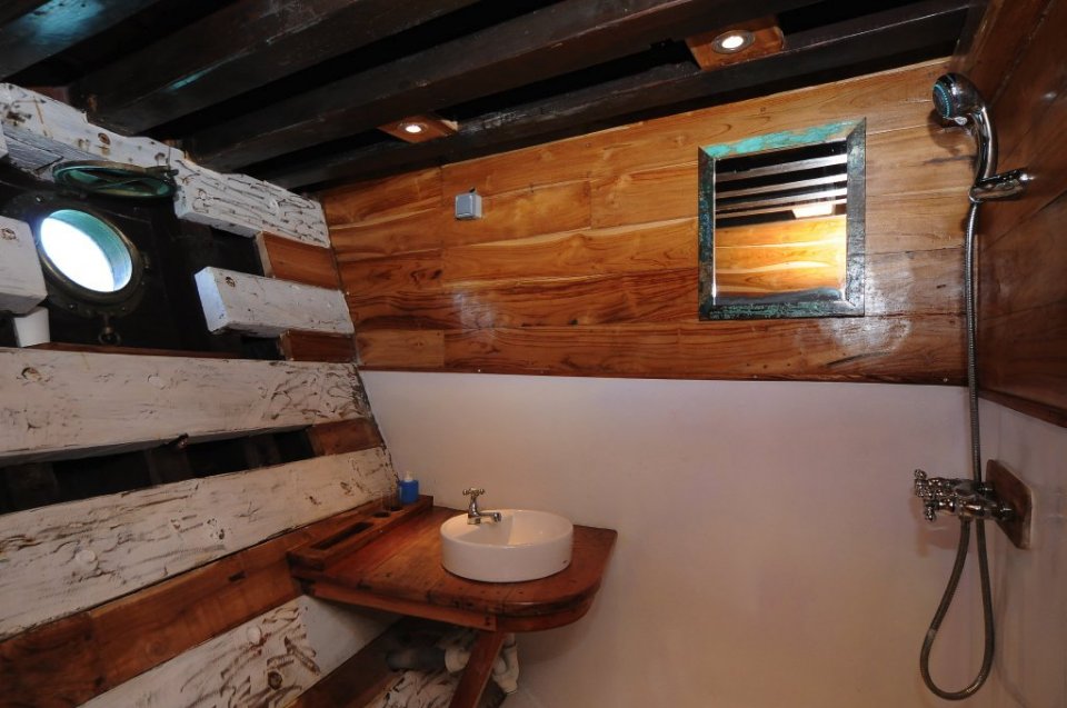 Cabin 1 private bathroom