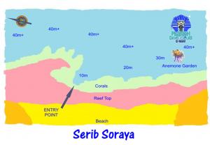 Serib Soraya Dive Map