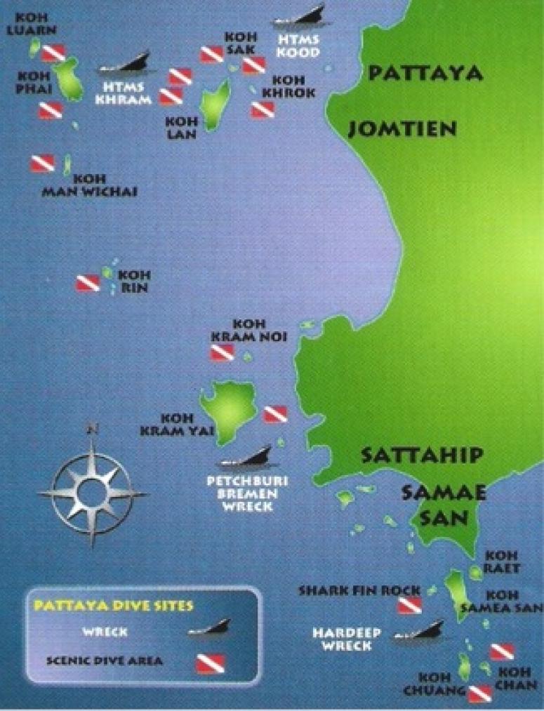 Pattaya Dive Sites