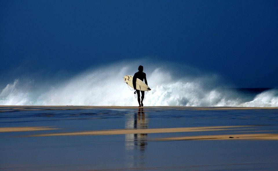 Surfing in Sal