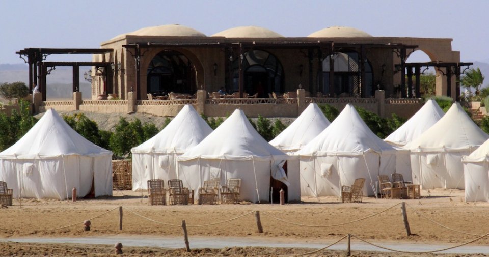 Tents and Restaurant at Marsa Nakari Village