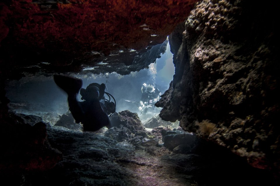 Cavern diving South of Tenerife