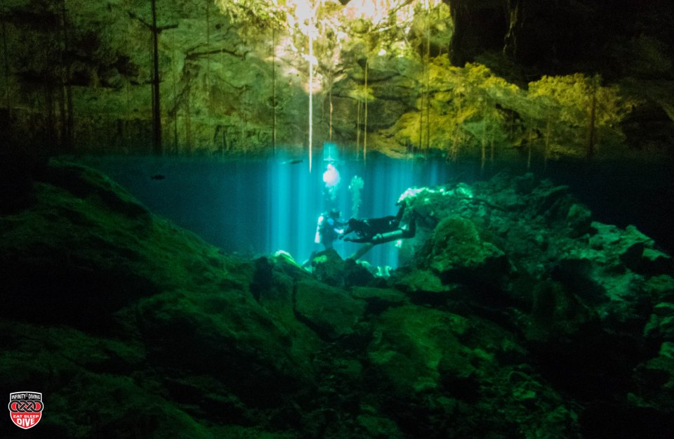 Cave diving trip in Mexico